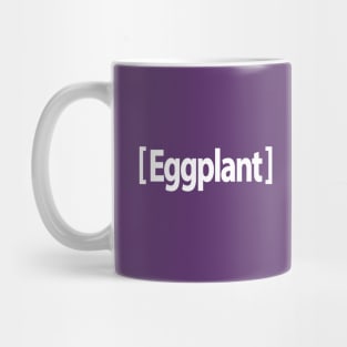 Eggplant Emoji Funny Mug